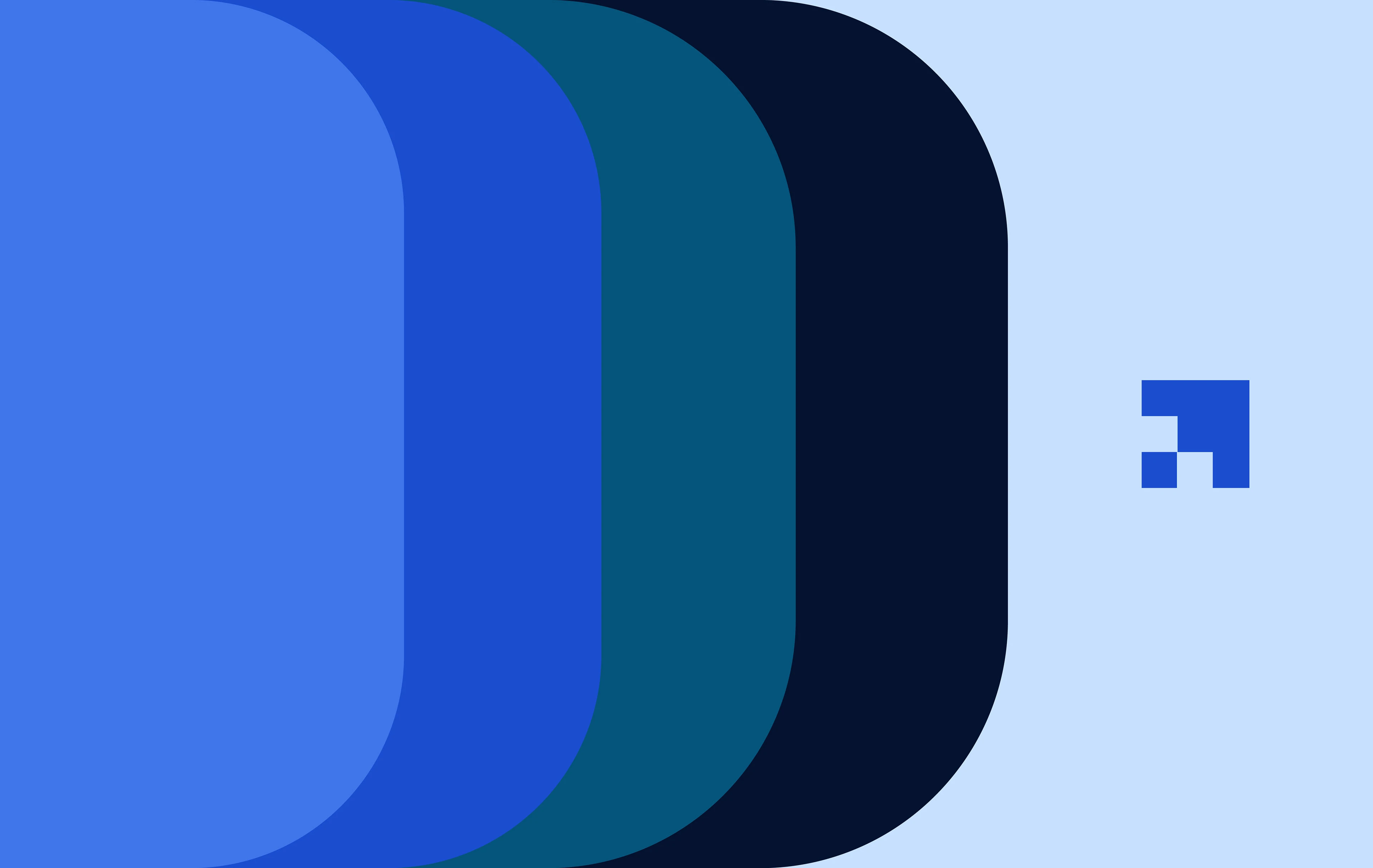 Soar blue colour palette from light blue to midnight with the icon