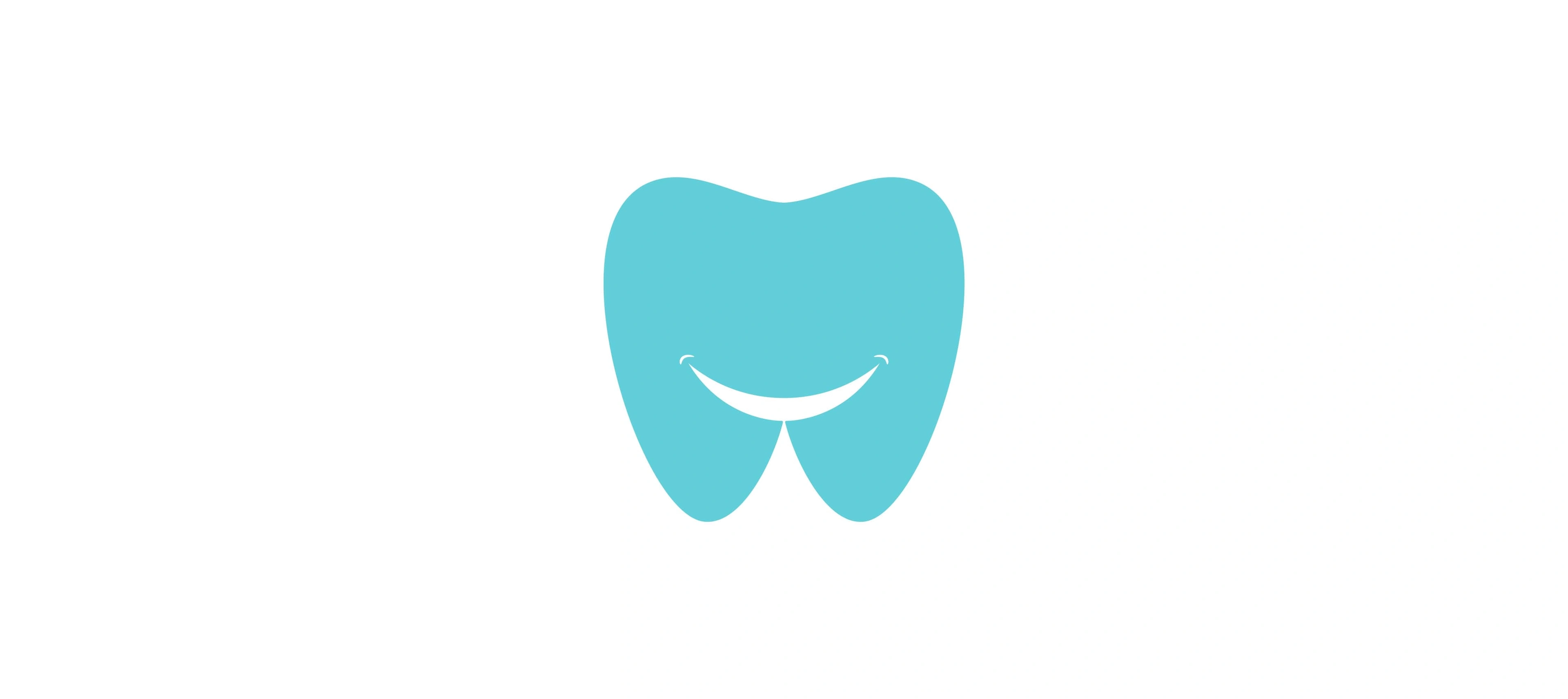 Ultimate Smile tooth-and-smile logo mark in teal on white